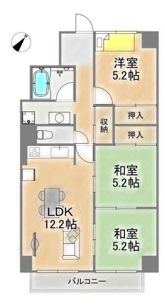 ハイム北野