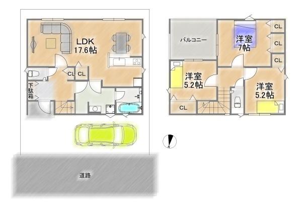 池田市井口堂３丁目の新築一戸建