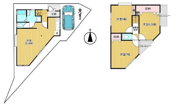 吹田市山田東１丁目の中古一戸建