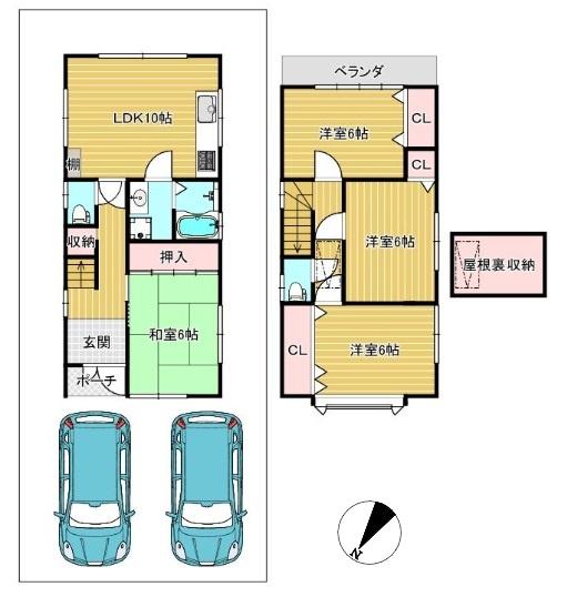 吹田市岸部北３丁目の中古一戸建