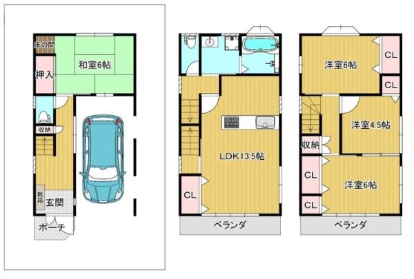 池田市天神２丁目の中古一戸建て