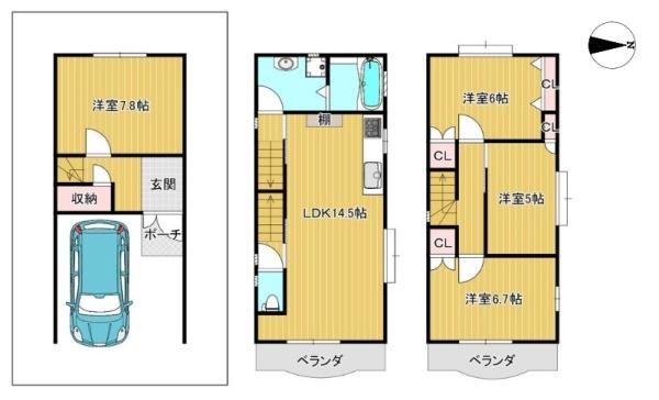 大阪市淀川区木川東４丁目の中古一戸建