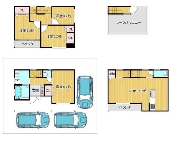 摂津市別府２丁目の中古一戸建て
