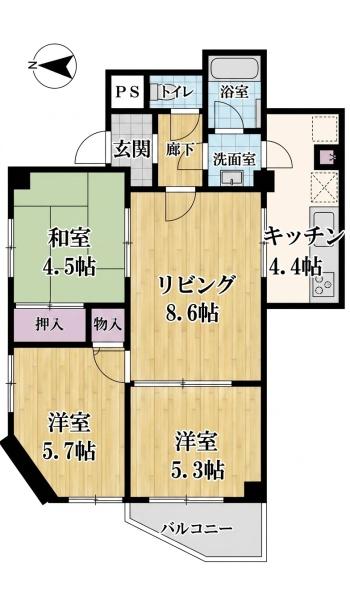 コスモ川越ワンダーランドC棟