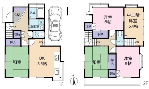 川越市上戸新町の中古一戸建