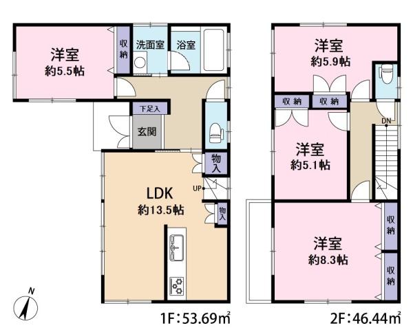 川越市岸町１丁目の中古一戸建