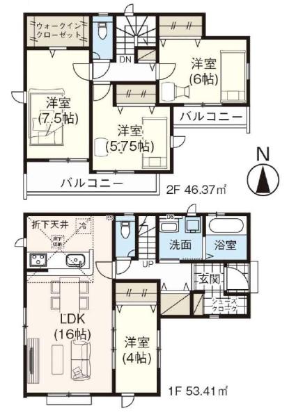 川越市宮元町の新築一戸建