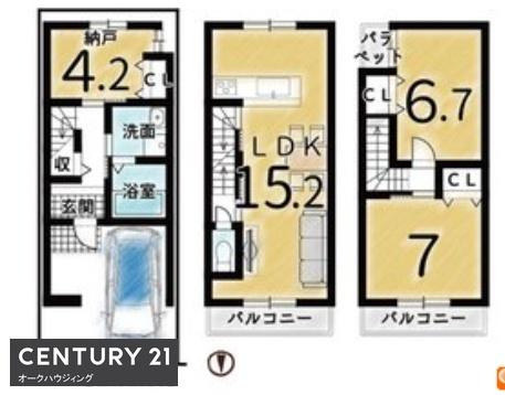 京都市伏見区横大路下三栖山殿の新築一戸建