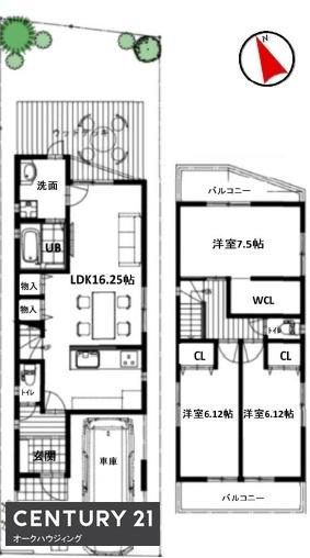 宇治市木幡北山畑の新築一戸建