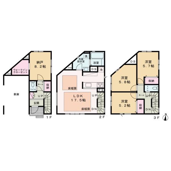 八王子市子安町４丁目の新築一戸建