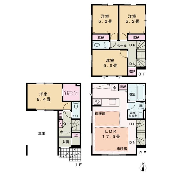 八王子市子安町４丁目の新築一戸建
