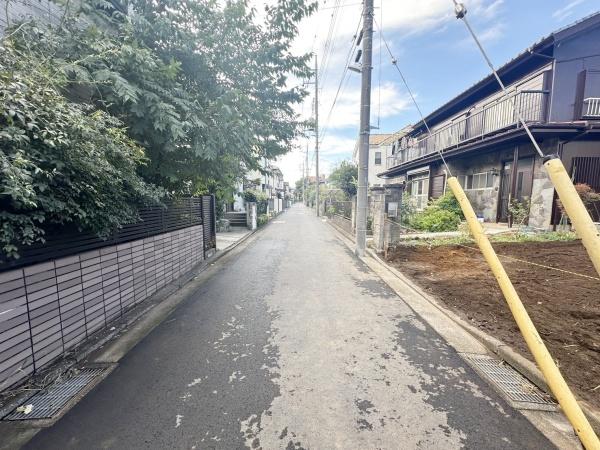 立川市栄町1丁目の土地(前面道路含む現地写真)