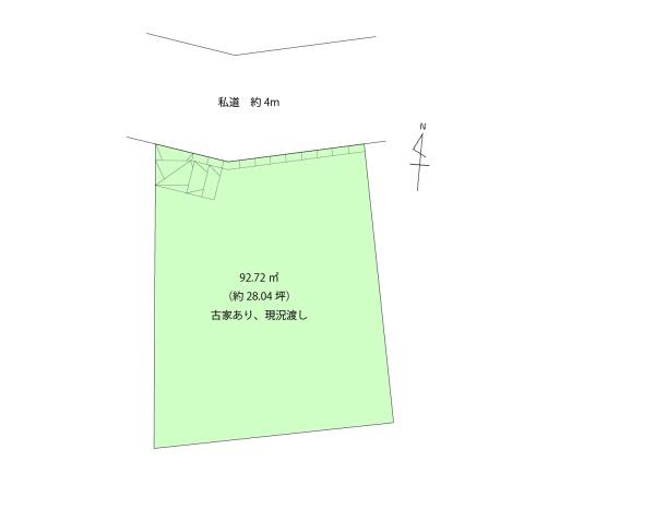 八王子市長沼町の土地