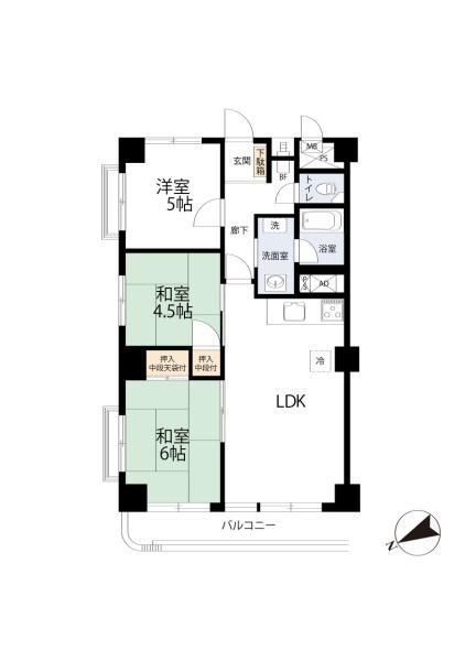 八王子元横山町マンション　3階