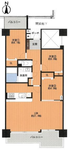 シャルマンコーポぜぜ　リフォーム工事完工物件