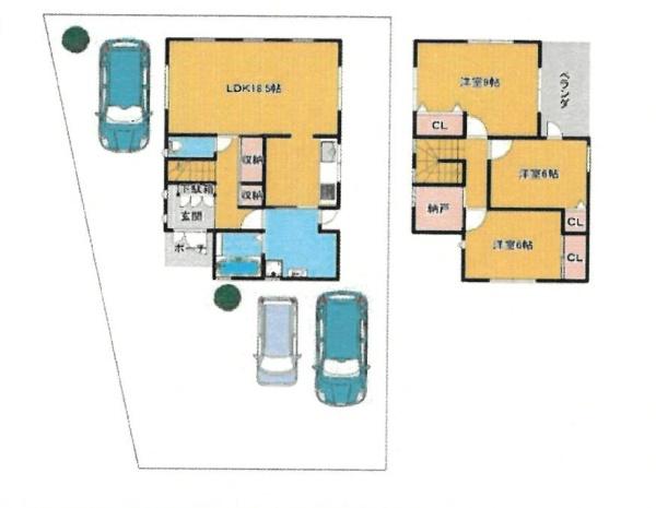 大津市大萱４丁目の中古一戸建て