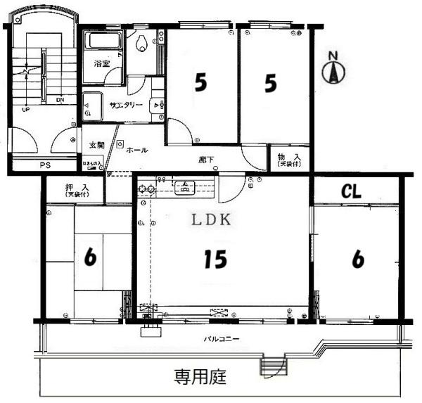 膳所ハイツ６号棟