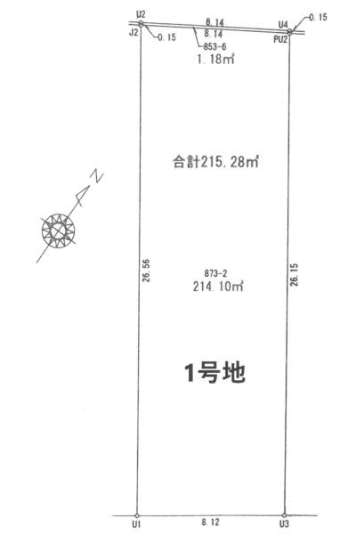 近江八幡市出町　売地１号地　建築条件無し