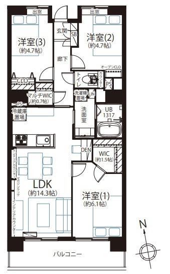 コンフォール上倉田２号棟