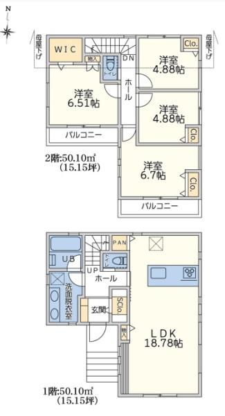 長津田2丁目・新築戸建　G号棟
