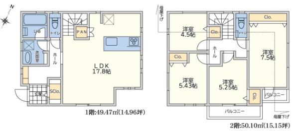 長津田2丁目・新築戸建　L号棟