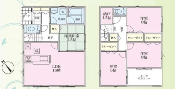 南希望が丘・新築戸建　1号棟