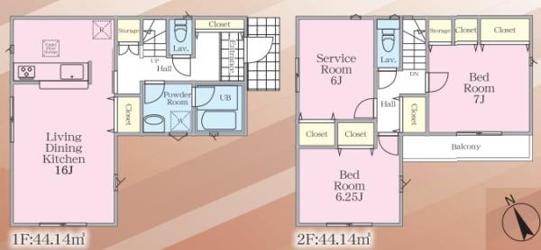 荏田西3丁目・新築戸建1号棟　全2棟