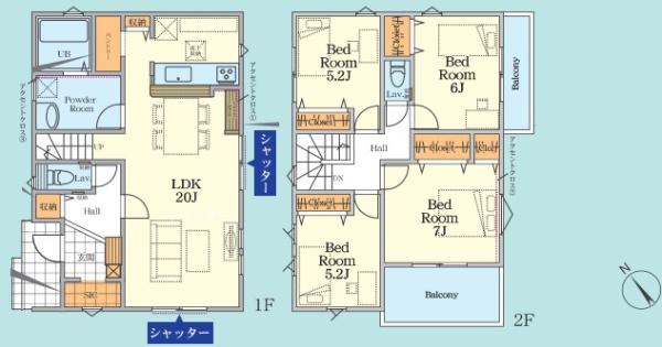 日野４丁目・新築戸建　1号棟