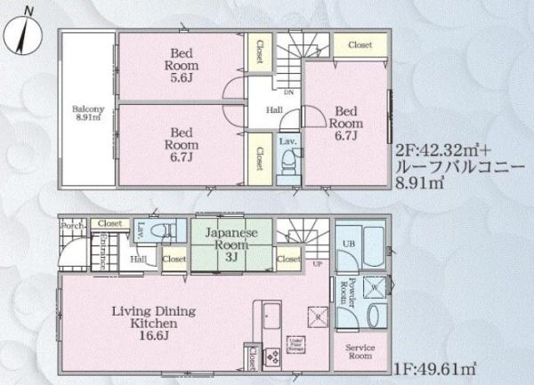 上白根町・新築戸建2号棟　全2棟