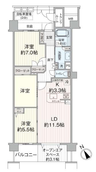 レイディアントシティ横濱カルティエ６