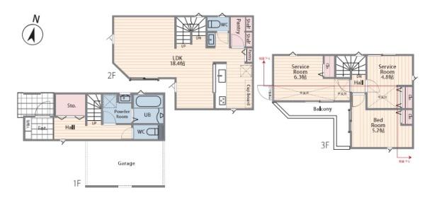 馬場5丁目・新築戸建　No.6