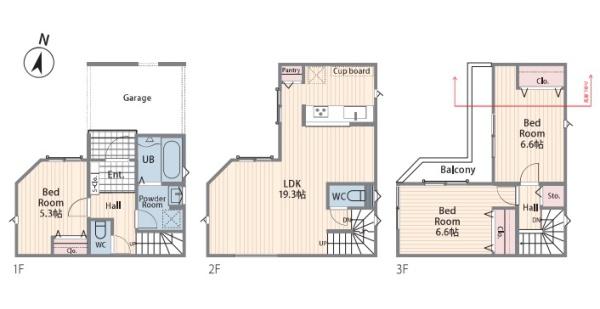 馬場5丁目・新築戸建　No.7