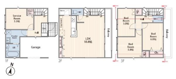 馬場5丁目・新築戸建　No.11