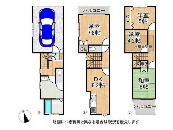 門真市岸和田３丁目の中古一戸建て