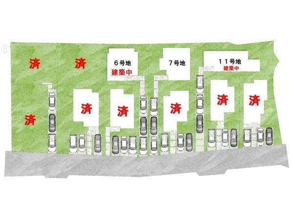 大和郡山市冠山町　新築一戸建て　６号地
