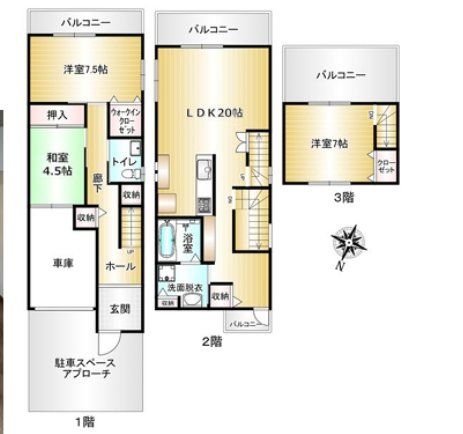 大阪市東淀川区下新庄４丁目の中古一戸建て