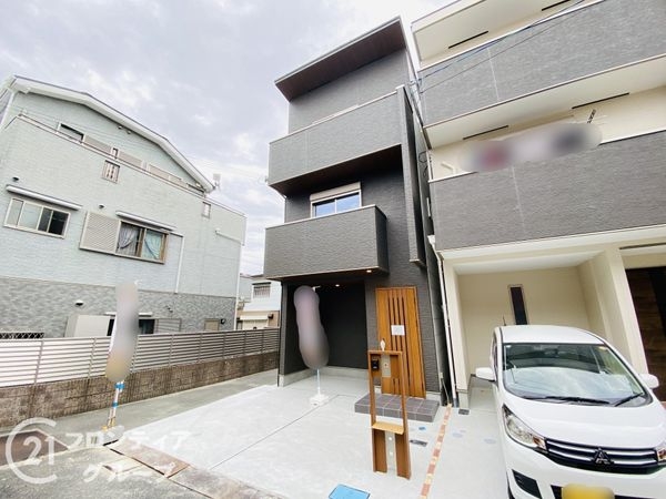 守口市金田町2丁目 新築一戸建て 1号地(前面道路含む現地写真)