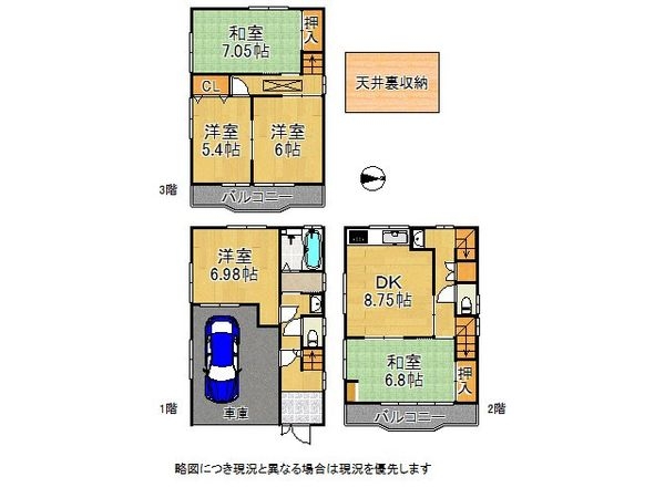 守口市藤田町６丁目　中古一戸建て