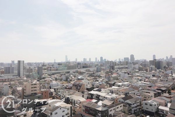 ライオンズマンション城東緑橋 中古マンション(現地からの眺望)