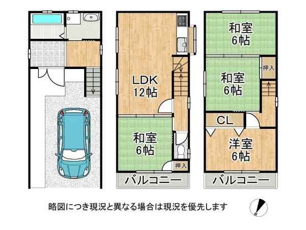 門真市古川町 中古一戸建て