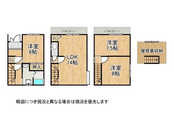 門真市江端町 中古一戸建て
