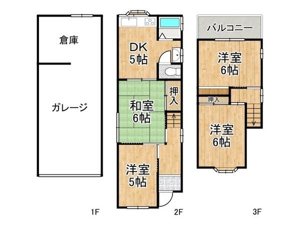 門真市岸和田３丁目の中古一戸建て