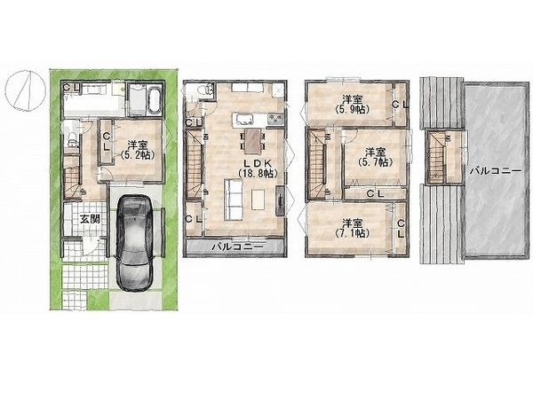 FrontierGardens 西宮市泉町 新築一戸建て…