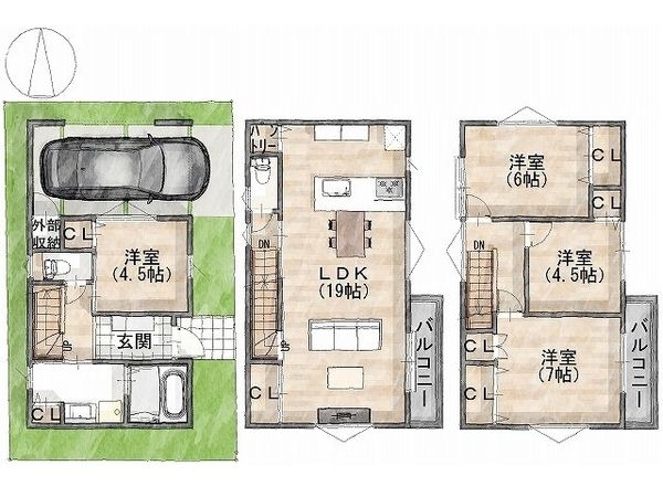 FrontierGardens 西宮市青木町 新築一戸建…
