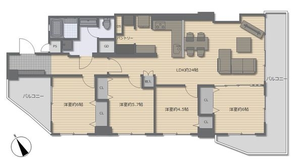 グランドハイツ甲陽園　中古マンション