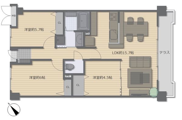 ソルディオ芦屋山手　中古マンション