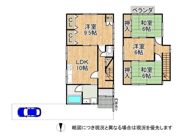 京都市山科区御陵別所町　中古一戸建て