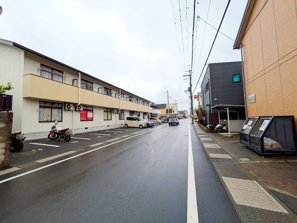 草津市上笠3丁目 新築一戸建て 1期 3号棟(前面道路含む現地写真)