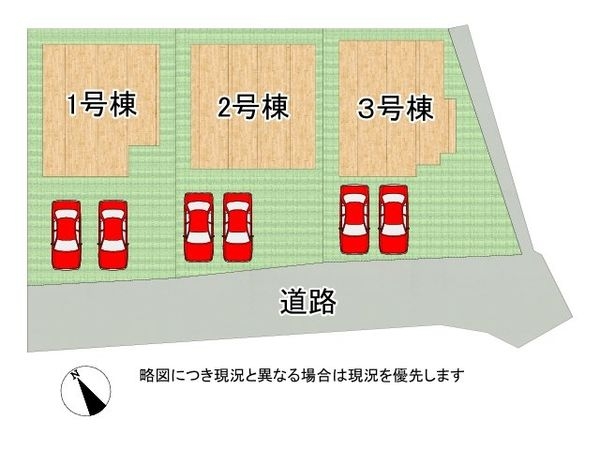 大津市大江４丁目　新築一戸建て　３期　３号棟