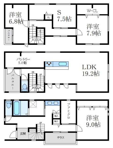 尼崎市東園田町９丁目の新築一戸建